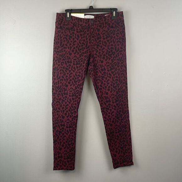 Social Standard by Sanctuary. Cheetah Print Ankle Skinny Jeans. Size 8. NWT. - Picture 1 of 14